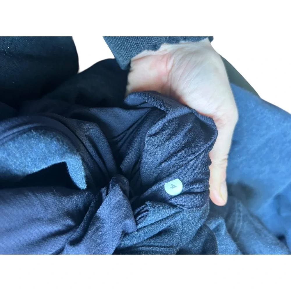 Lululemon Split Pullover Heathered Speckled Black / Black size 4‎